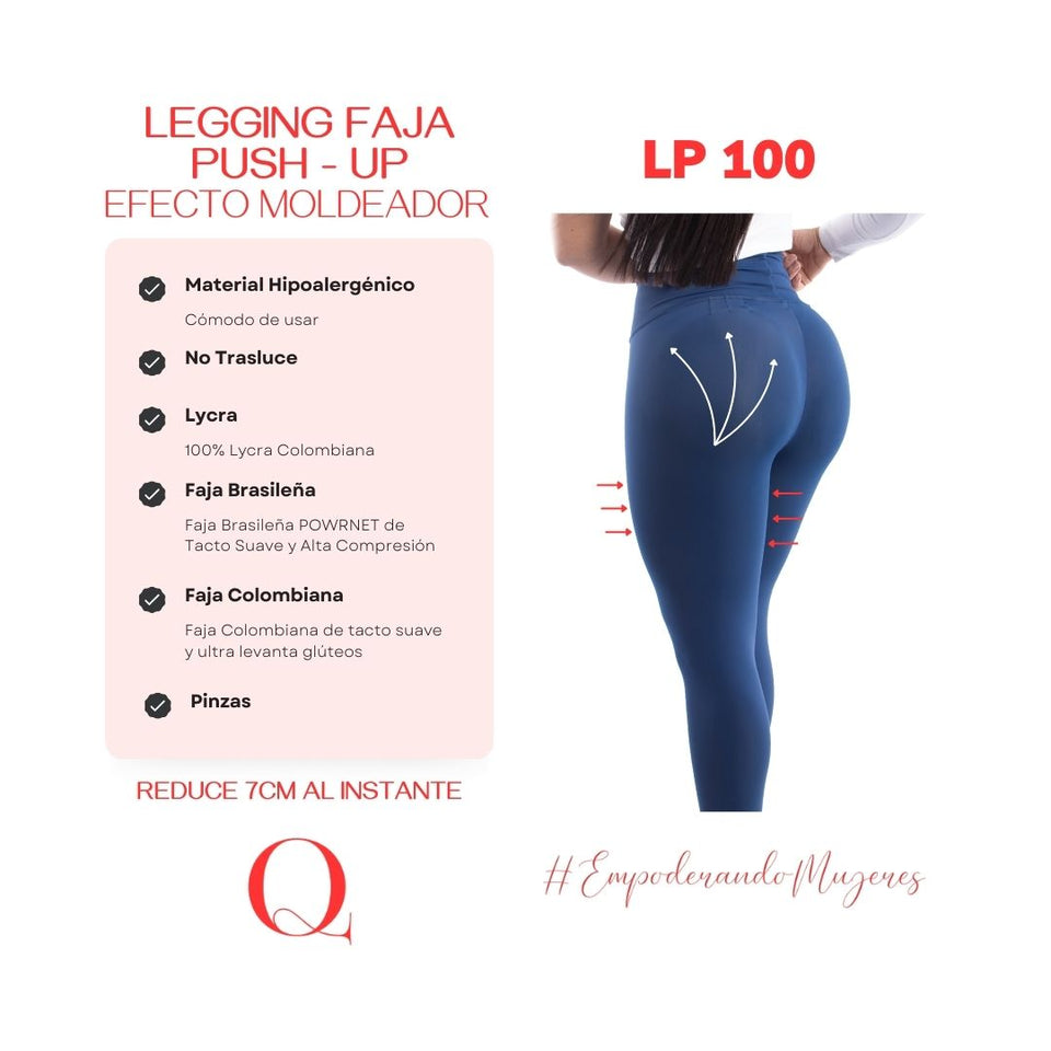 LEGGINS  FAJA PUSH UP Lp100