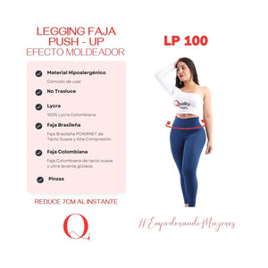 LEGGINS  FAJA PUSH UP Lp100